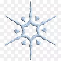雪花画剪贴画.雪花