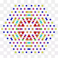 142个多边形白色立方体圆壁纸-b3