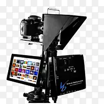 彩色关键摄影工作室照相机-虚拟工作室