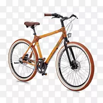 竹自行车赛车自行车车架.自行车
