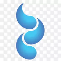 线桌面壁纸角.绿色水滴