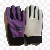 手套守门员安全足球-白色手套