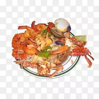 泰国菜蟹肉海鲜食谱
