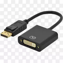 显卡和视频适配器显示端口数字视觉接口HDMI电缆