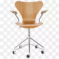 丹麦艺术设计博物馆3107型椅子办公室和桌椅-椅子