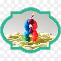 生日蜡烛心玩具气球-生日