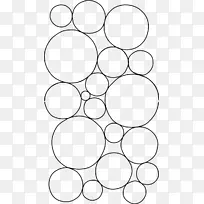 圆白点角线艺术圆