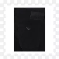 长方形口袋黑色马球牛仔裤公司