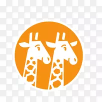 Giraffas巴西徽标企业品牌业务