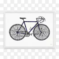 公路自行车单速自行车6 ku固定装置-自行车