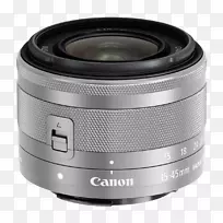 佳能Eos M 100佳能透镜安装卡农ef-m 15-45 mm f/3.5-6.3是STM相机镜头