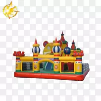 充气保镖城堡玩具聚氯乙烯-城堡