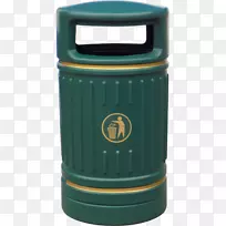 垃圾桶和废纸篮，塑料回收箱，圆筒.容器