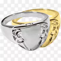 结婚戒指，珠宝，火葬，骨灰盒