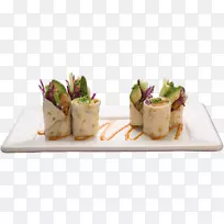 Taco寿司比萨饼，teppanyaki素食料理-寿司
