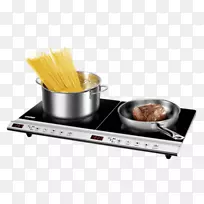 感应烹饪科奇菲尔德电磁感应烹饪范围包括制冰机。显示UnoldProFi加2.5l电磁炉的冷却装置
