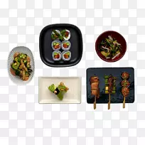寿司、天妇罗菜、鱿鱼作为食物-寿司外卖