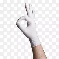 拇指手模型医用手套-医用手套