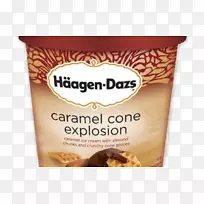 普拉特冰淇淋山核桃派Hagen-Dazs-焦糖奶油