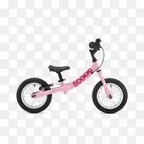 平衡自行车儿童车轮粉红色自行车