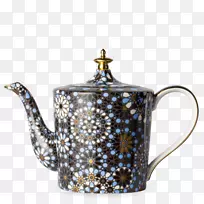 茶壶摩洛哥菜杯