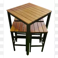 餐桌花园家具长椅-低矮桌