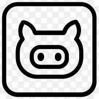 社交媒体电脑图标svg-编辑-社交媒体