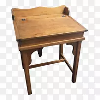 斜顶桌古董办公室及桌椅写字桌-古董