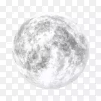 白月球体暗夜庄园-月亮