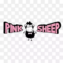 粉红羊杂志粉红羊标志-绵羊