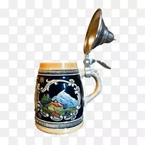 啤酒Stein m rzen啤酒杯-啤酒