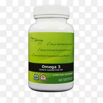 膳食补充剂肠衣omega-3脂肪酸鱼油药物大豆油