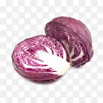 红白菜紫花椰菜砧木摄影-卷心菜