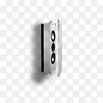 电脑扬声器白色设计