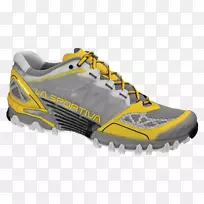 跑鞋-黄色和灰色