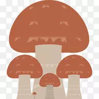 香菇蘑菇卡通-鞋类