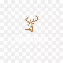 鹿鹿角标志Glenfiddich字体-鹿