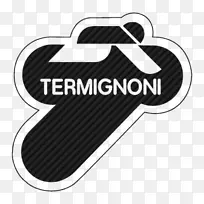 排气系统标志Termignoni贴纸-碳酸钙