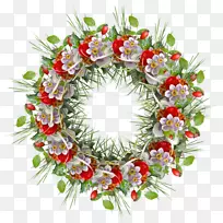花卉设计花圈花束圣诞装饰品-圣诞节