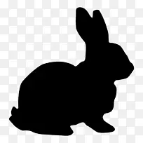 白兔剪贴画-兔子