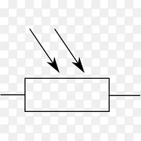 光敏电阻电子符号欧姆符号