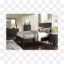 床架卧室家具集工业风格-床