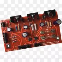 微控制器，电子元件，电气网络，电子工程电子.电源板