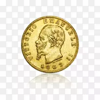 和平的硬币交叉绿洲-罗马拖把金制-硬币