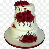 婚礼蛋糕装饰玫瑰蛋糕