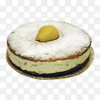 意大利玉米饼奶酪蛋糕粉糖冷冻甜点-意大利乳酪