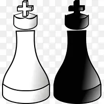 国际象棋中的黑白棋子