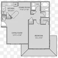 木兰保留区：多森公寓，所有公寓等级，出租平面图-公寓