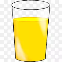 橙汁哈维沃班格啤酒杯品脱老式培根火腿