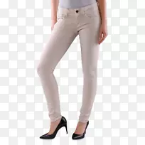 牛仔腰裤-女式牛仔裤